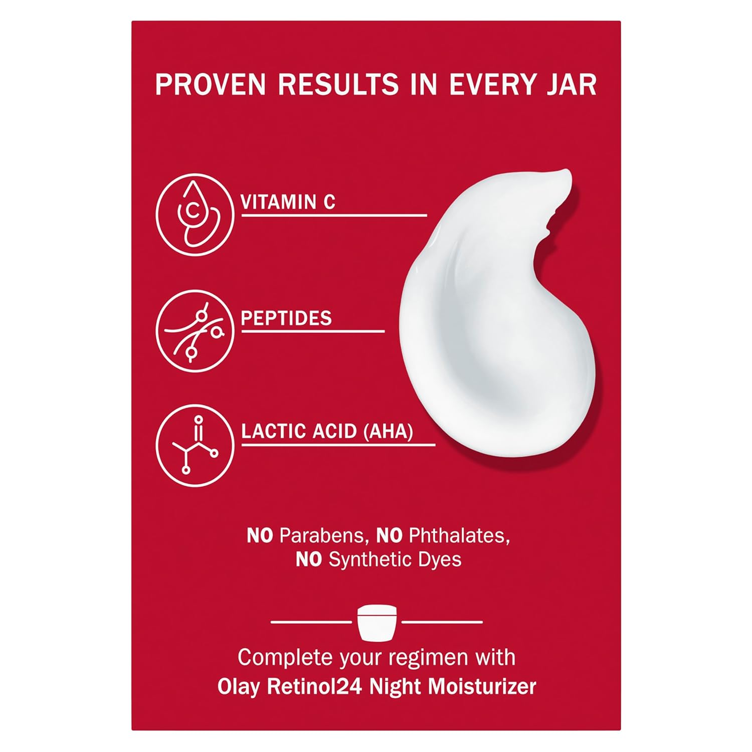 Olay Vitamin C MAX Brightening Cream – Evening Skincare Treatment for Dark Spot Reduction