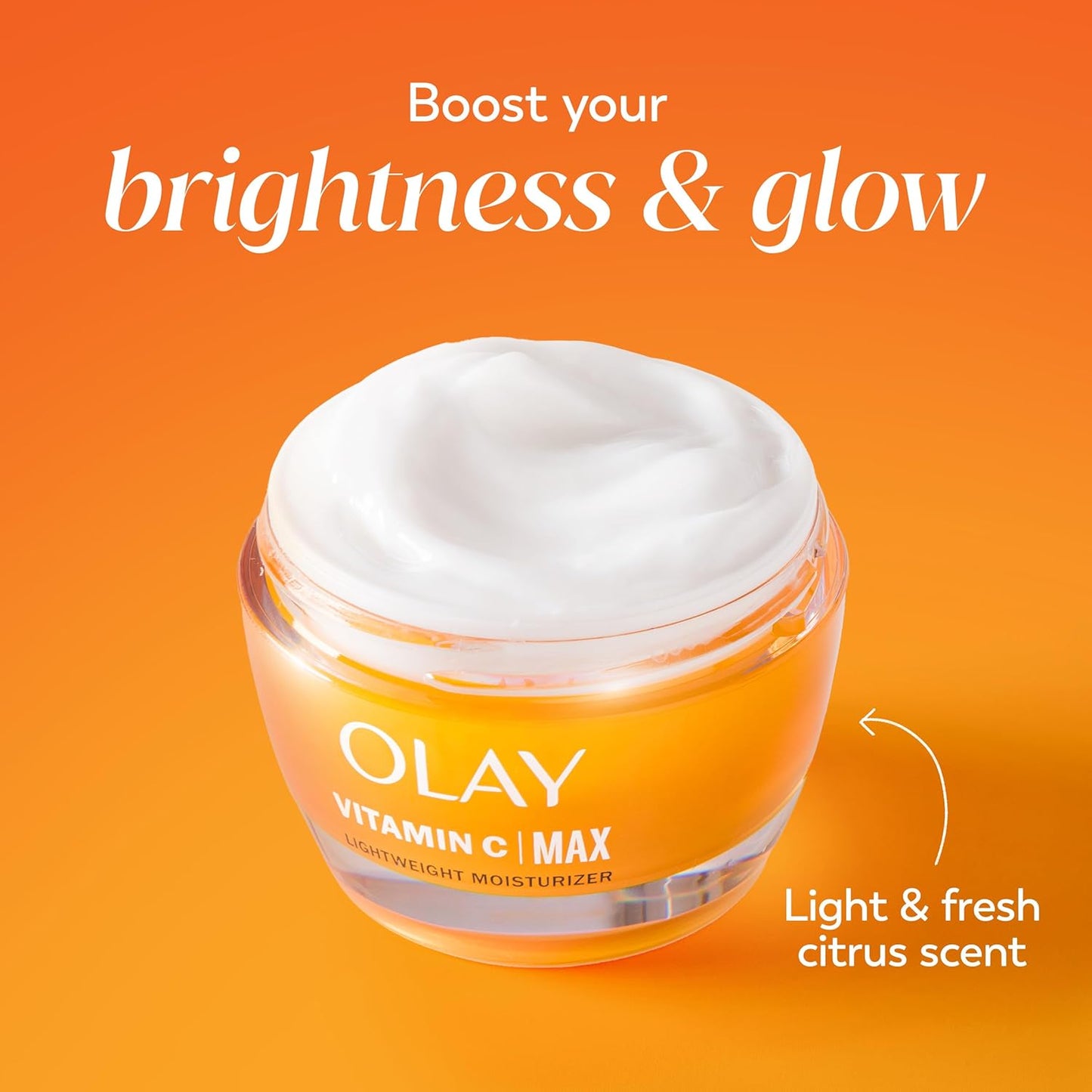Olay Vitamin C MAX Brightening Cream – Evening Skincare Treatment for Dark Spot Reduction