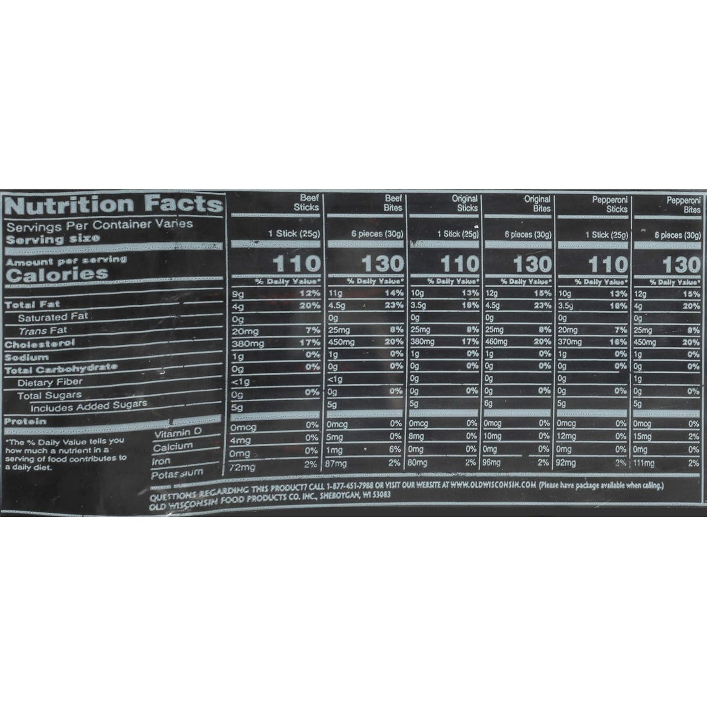 Old Wisconsin Beef Sausage Snack Sticks – Office Desk Snack for Focused Workdays
