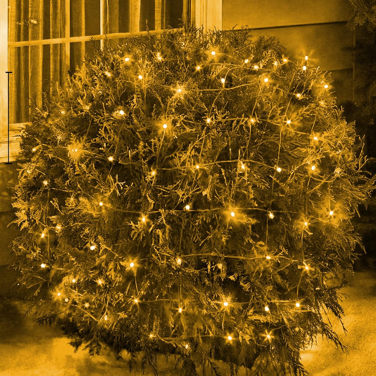 Ollny Safe Christmas Net Lights 360 LED – Cool Touch Plug in Mesh Lights for Child Friendly Holiday Decor and Pet Safe Yard, 8 Mode