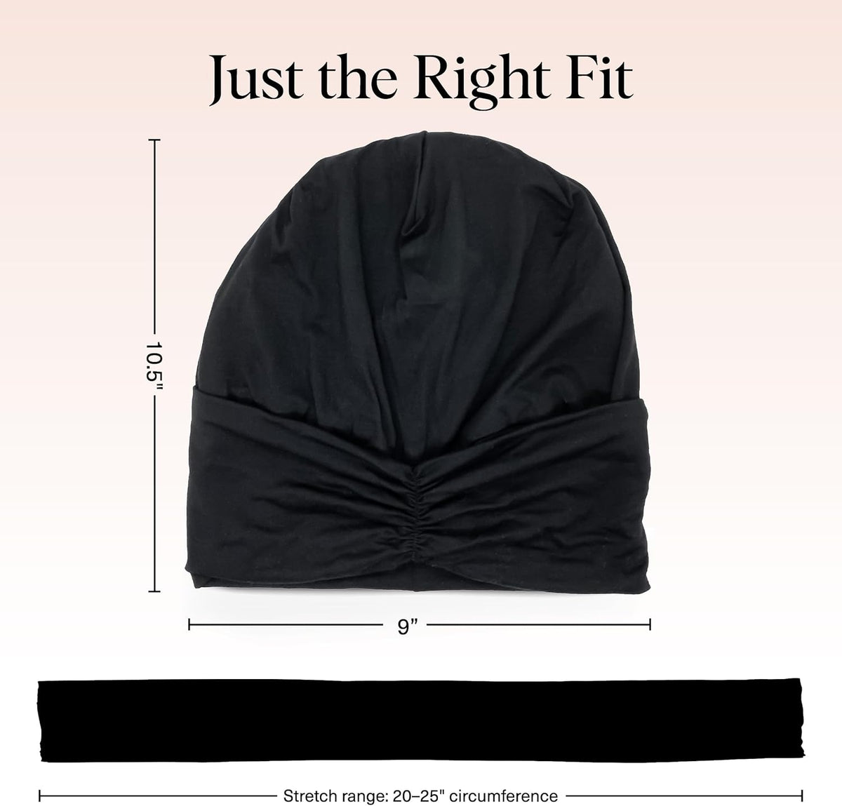one-size adult fit with stretch knit outer layer
