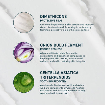 onion bulb ferment antioxidant to reduce visible redness