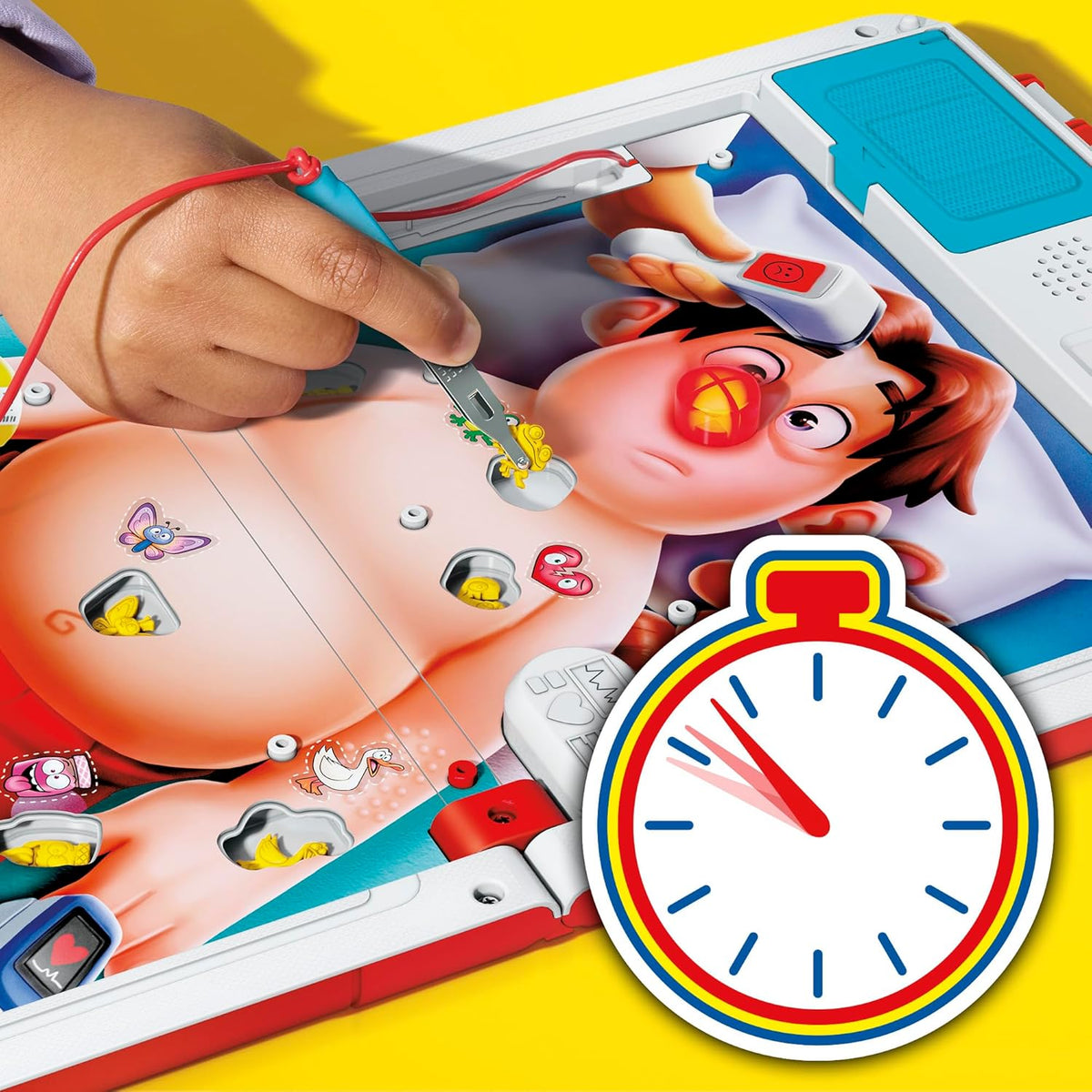 Operation Electronic Board Game – Birthday Gift for Kids Ages 6+ with Doctor Carrying Case