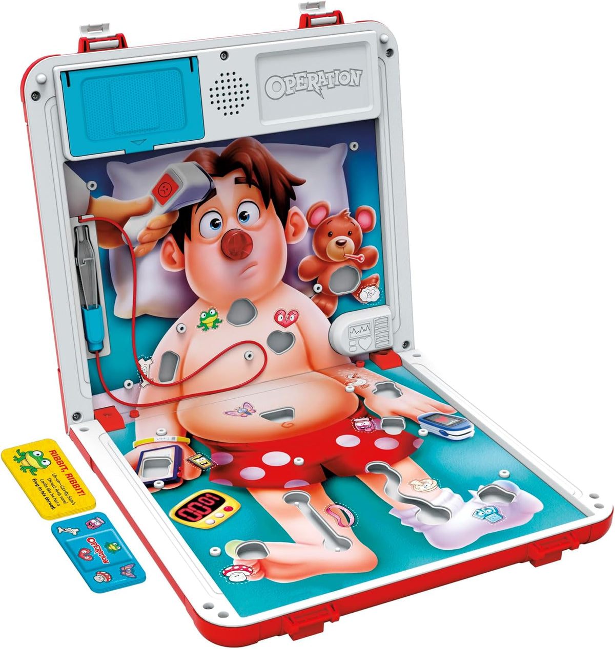 Operation Electronic Board Game – Birthday Gift for Kids Ages 6+ with Doctor Carrying Case