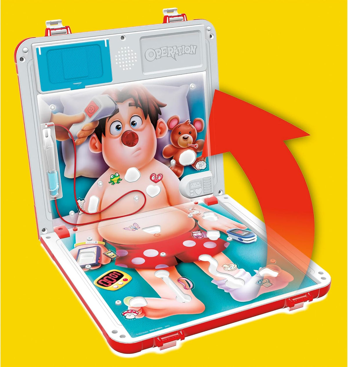 Operation Electronic Board Game – Birthday Gift for Kids Ages 6+ with Doctor Carrying Case