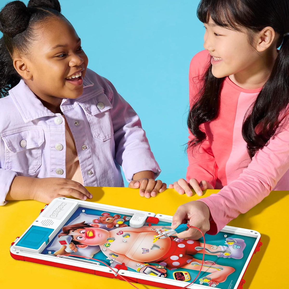 Operation Electronic Board Game – Birthday Gift for Kids Ages 6+ with Doctor Carrying Case