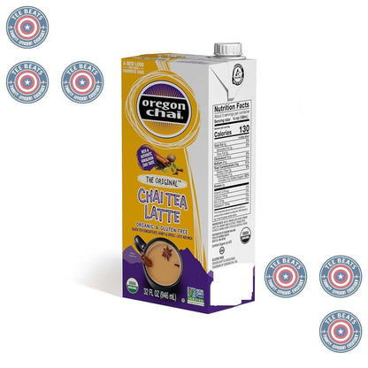 Oregon Chai Original Chai Concentrate, Thoughtful Holiday Gift for Chai Lovers and Caffeine-Free Coffee Friends