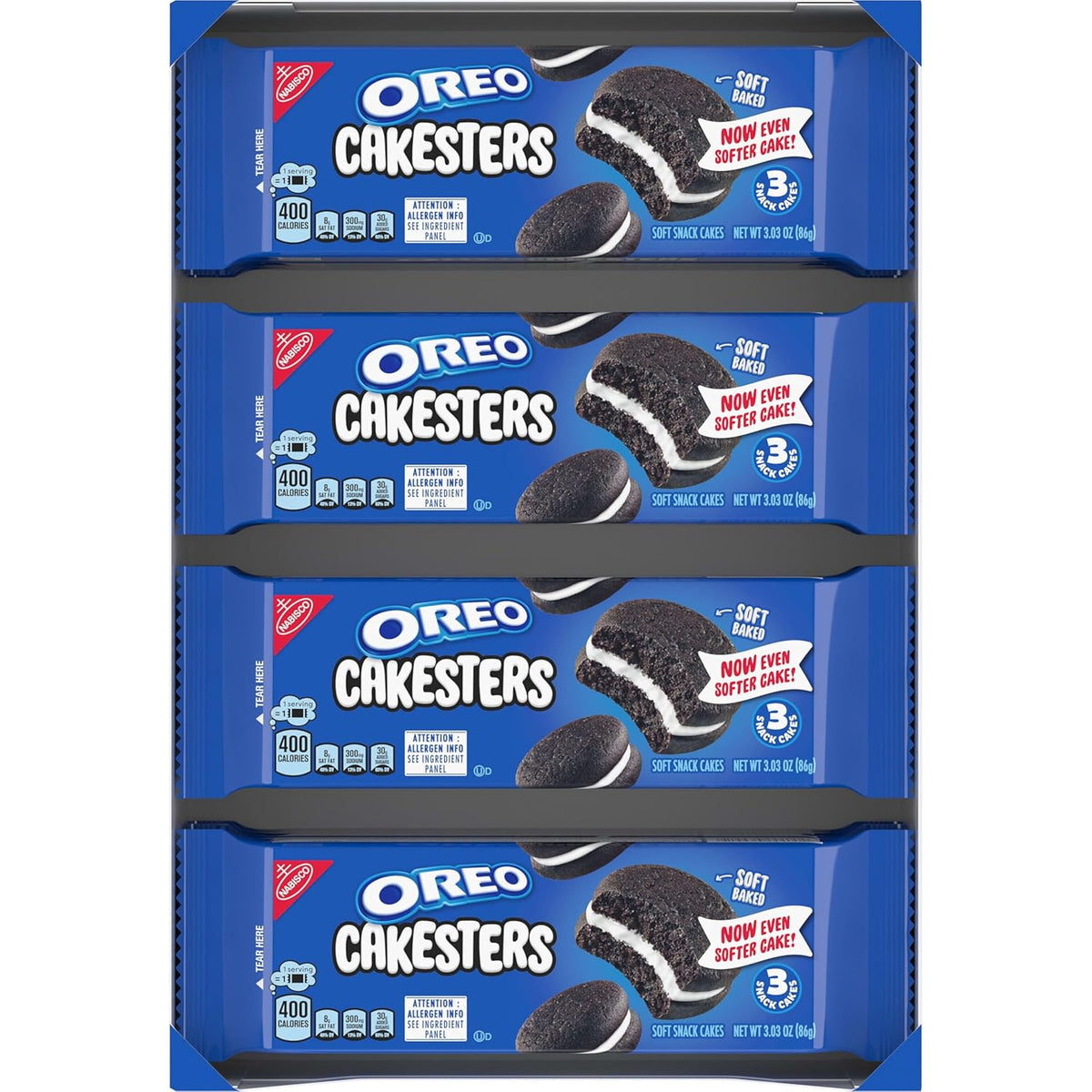 OREO Cakesters Soft Snack Cakes – Care Package Treat for Friends, Family, and Coworkers