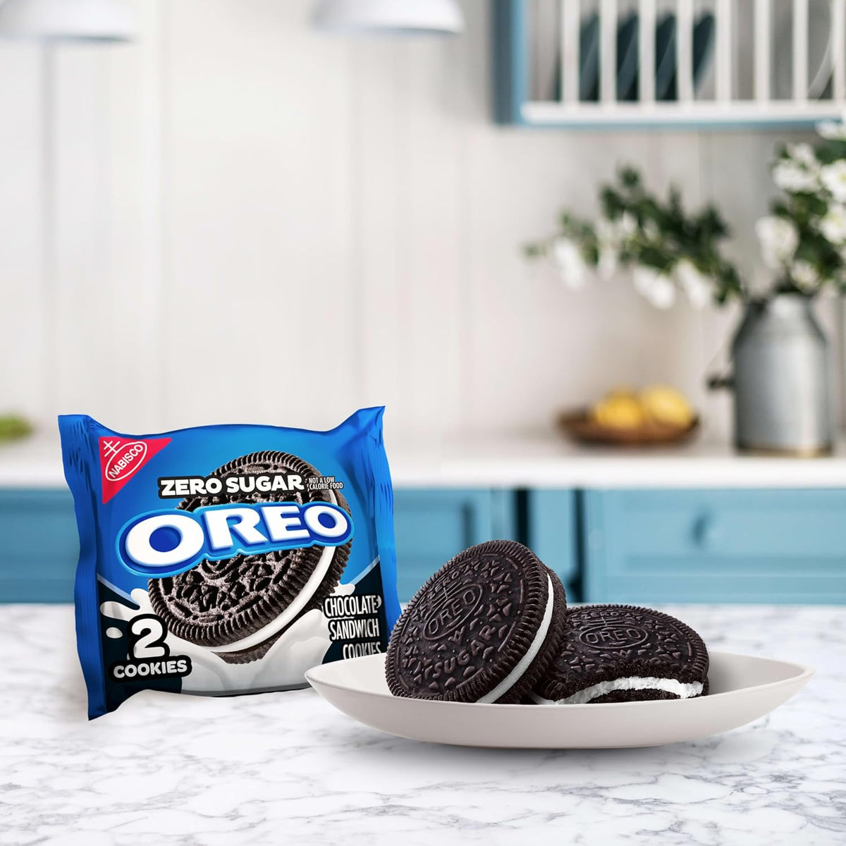 OREO Double Stuf Zero Sugar Variety Pack – After-School Snack for Kids, Pre-Portioned Pantry Cookies