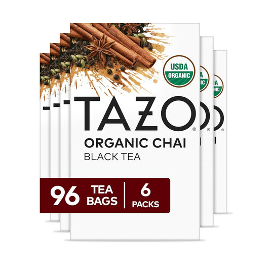 organic black tea base blended with organic ginger, cinnamon, black pepper, cardamom, cloves, and star anise