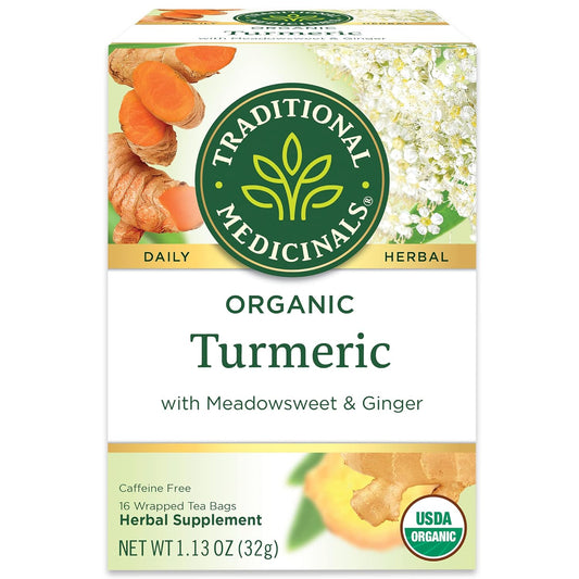 organic turmeric root as primary active ingredient