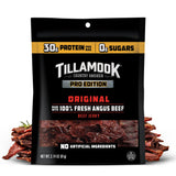 Tillamook Country Smoker PRO Edition Beef Jerky, Zero Sugar Original, 2.14 Oz High Protein Keto Snack for Post-Workout Recovery and Clean-Eating Wellness Routines