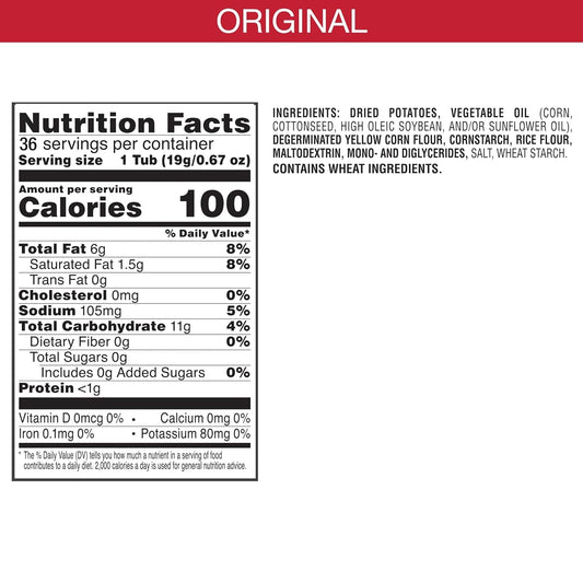 original salted potato crisp seasoning edge to edge