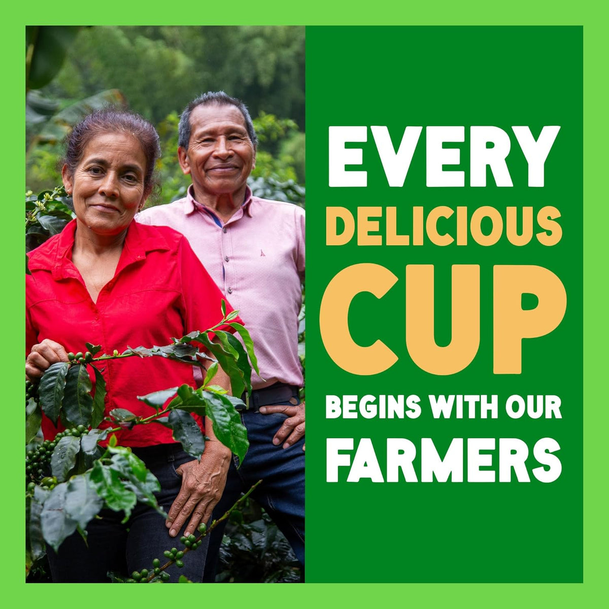 orthodox union kosher certification and 100% responsibly sourced coffee verification