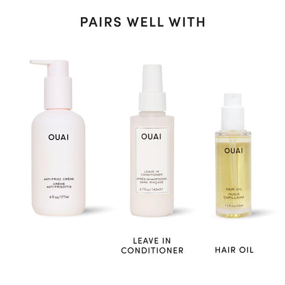 OUAI Anti Frizz Cream - Premium Hair Treatment for Master Bathroom Vanities and North Bondi Scent