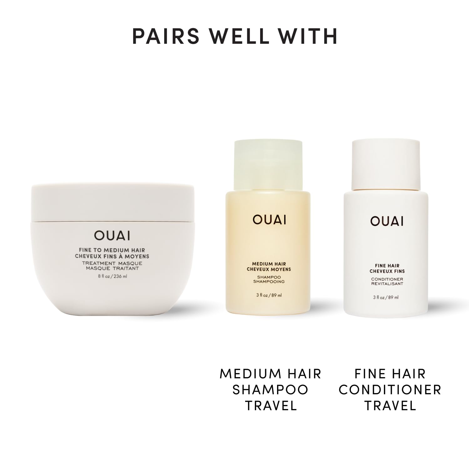 OUAI Fine Hair Treatment Mask - Thoughtful Birthday Gift for Women Who Love Elevated Hair Care