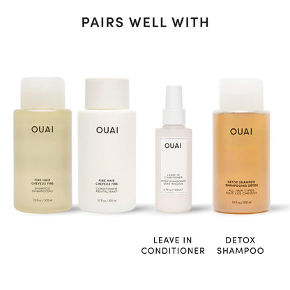 OUAI Fine Shampoo and Conditioner Set - Mindful Volumizing Ritual for the Calming Nightly Wind-Down