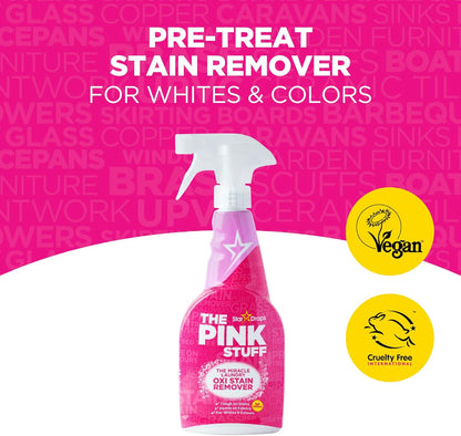oxi action technology that penetrates fabric fibers to break down stains