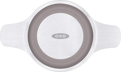 OXO Brew Tea Infuser Basket – Clean-Lined Loose Leaf Steeper for Uncluttered Kitchen Counters