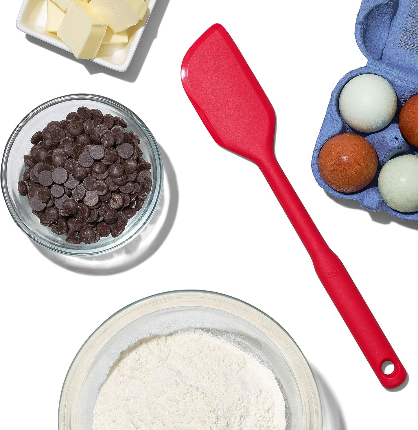 OXO Good Grips 3 Piece Silicone Spatula Set – Efficient Baking Tools That Cut Cleanup Time for Busy Home Cooks
