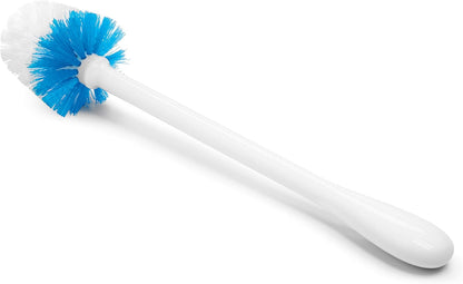OXO Good Grips Compact Toilet Brush & Canister – Hygienic Family Bathroom Cleaner with Germ Concealing Canister