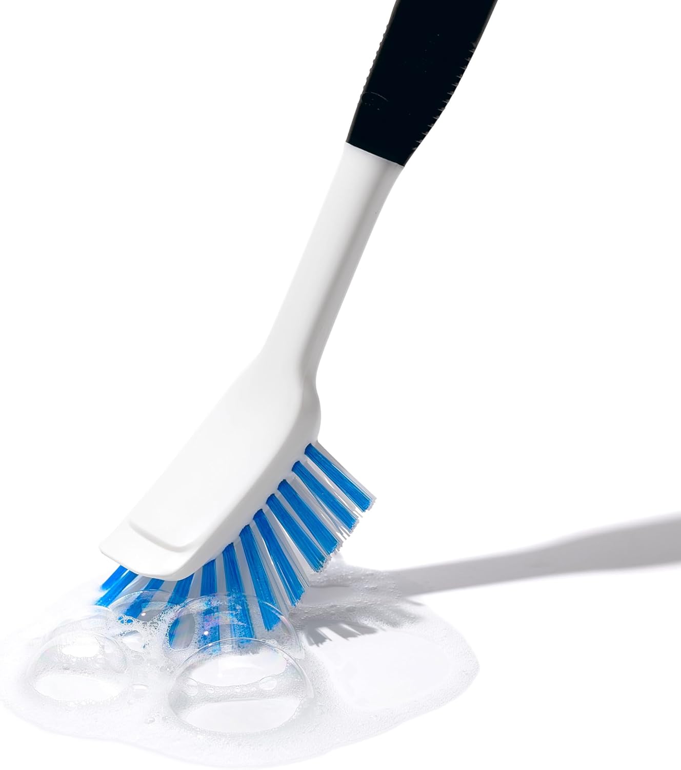 OXO Good Grips Dish Brush – Caregiver-Friendly Kitchen Sink Tool with Non-Slip Wet Grip, Gentle Nylon Bristles for Delicate Pans