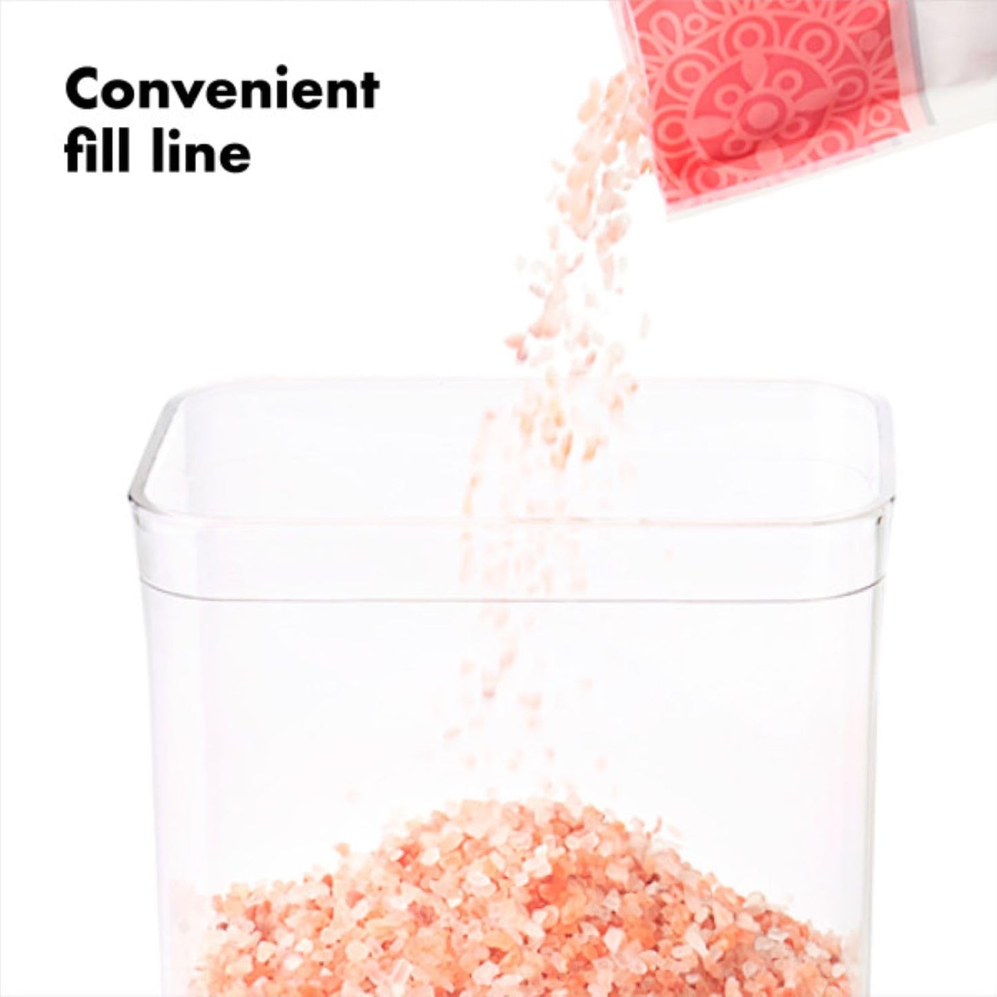 OXO Good Grips Pop Container 4.4 Qt – Matte Black Airtight Canister for Styled Open Shelving