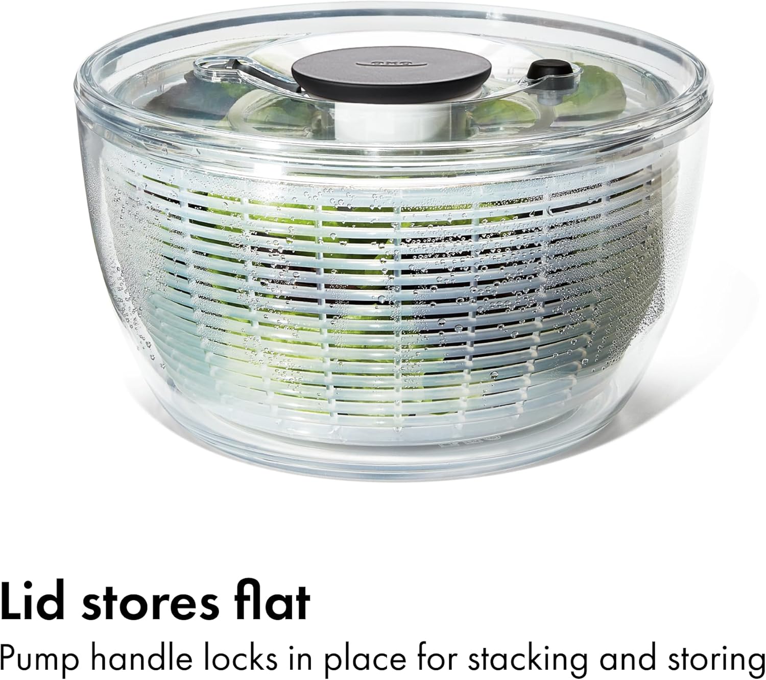 OXO Good Grips Salad Spinner | Thoughtful Housewarming Gift for New Homeowners | Family-Size 6.22 Quart