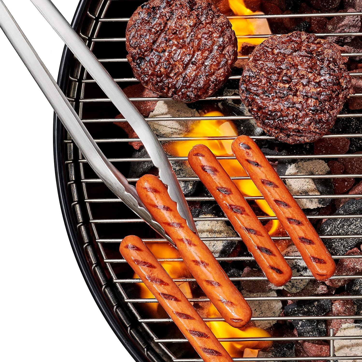 OXO Outdoor Grilling Turner and Tongs Set – All-in-One BBQ Tool Duo to Speed Up Weekend Cookouts