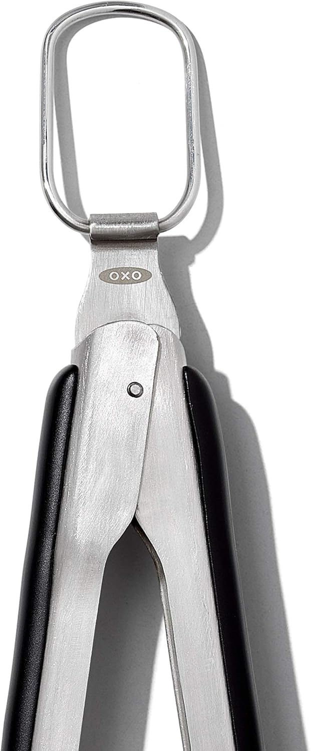 OXO Outdoor Grilling Turner and Tongs Set – All-in-One BBQ Tool Duo to Speed Up Weekend Cookouts