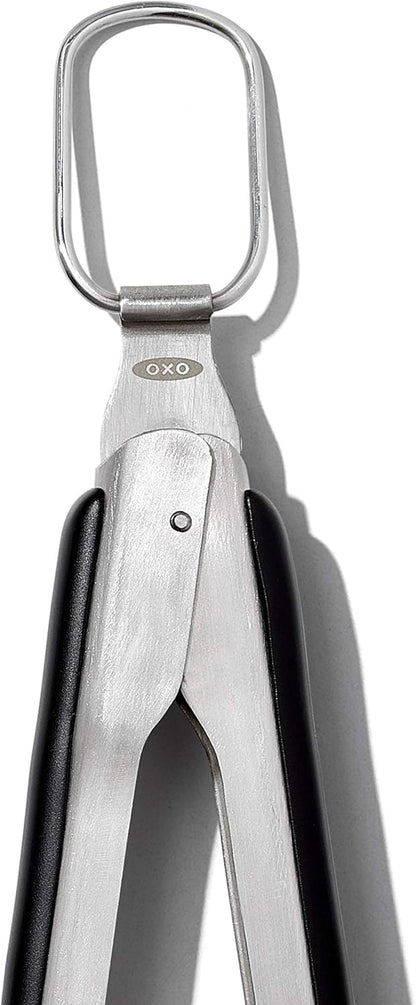 OXO Outdoor Grilling Turner and Tongs Set – All-in-One BBQ Tool Duo to Speed Up Weekend Cookouts