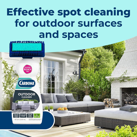 oxy-powered stain-removing formula targeting mold, mildew, algae, dirt, and grime