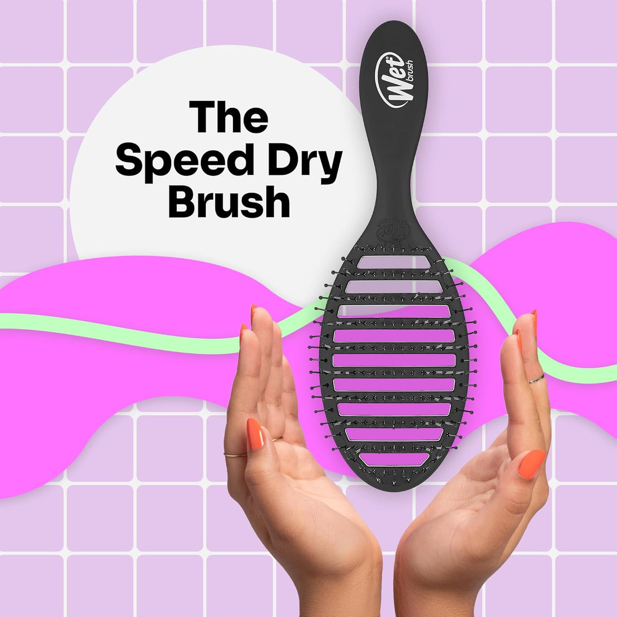 pain-free detangling bristles that loosen knots without pulling