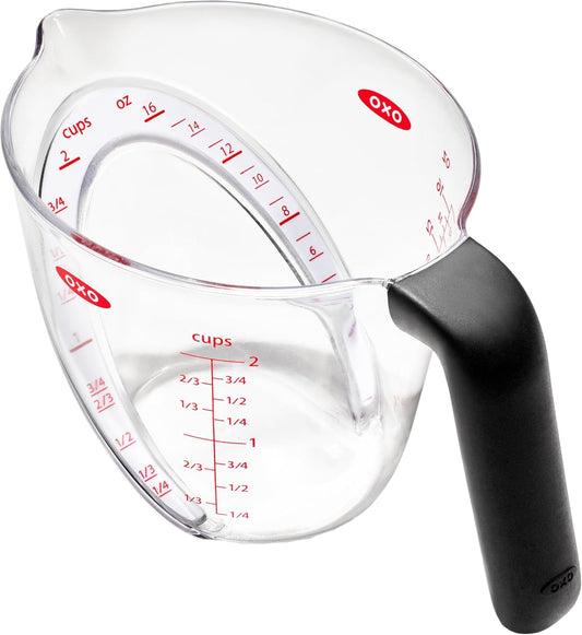 patented angled measurement surface readable from above