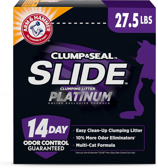 patented ez clean non-stick clumping formula that slides waste out of the pan