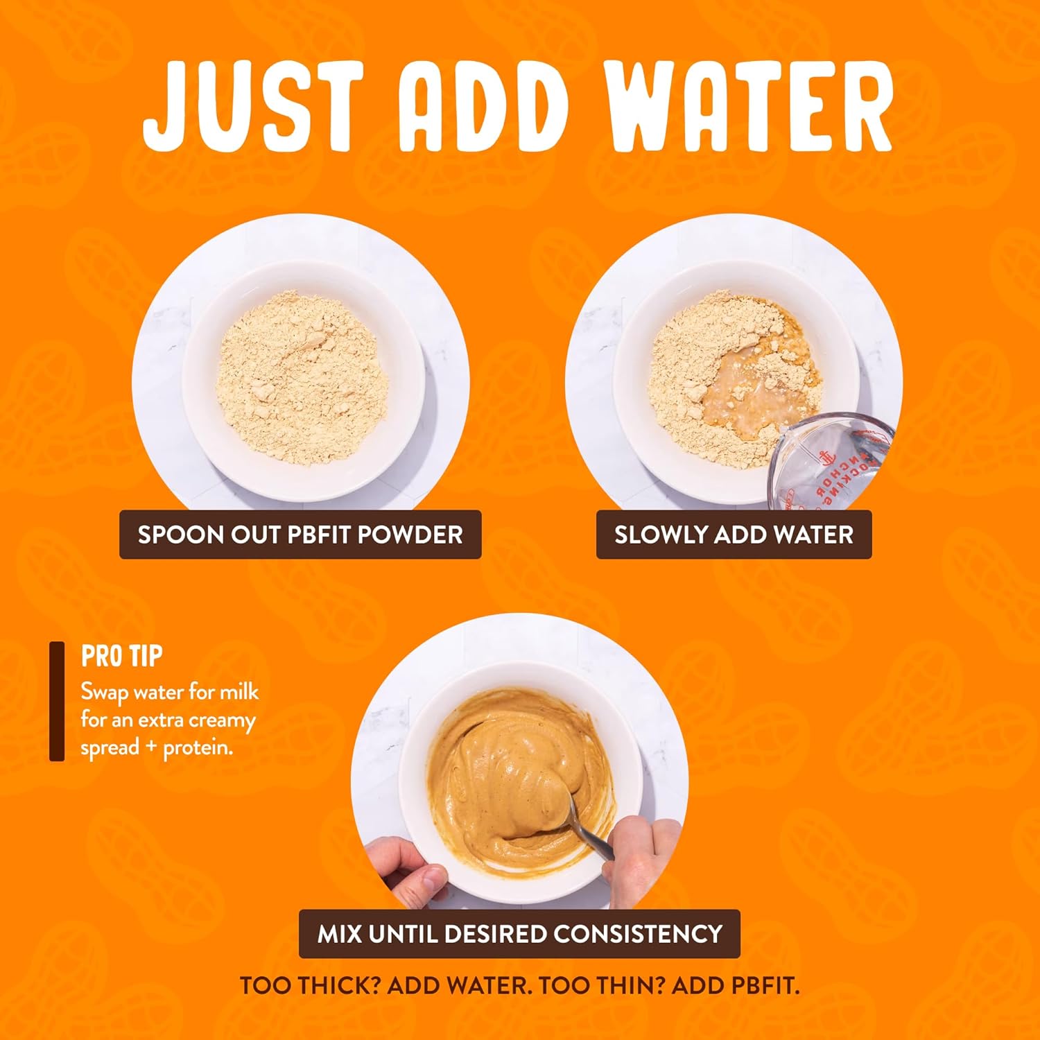 PBfit Classic PB Powder – Fast-Mixing Baking Staple for Efficient Meal Prep and Protein-Packed Pancakes