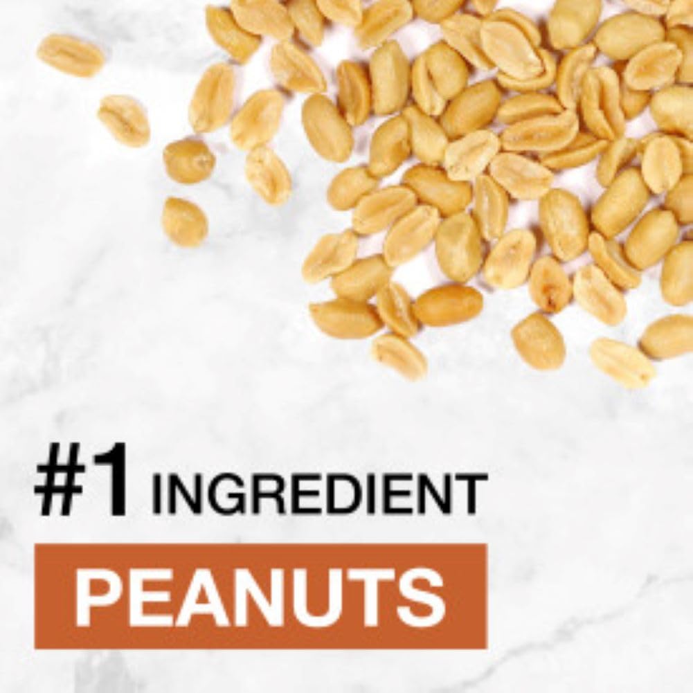 peanuts as the #1 ingredient with real peanut butter inclusions
