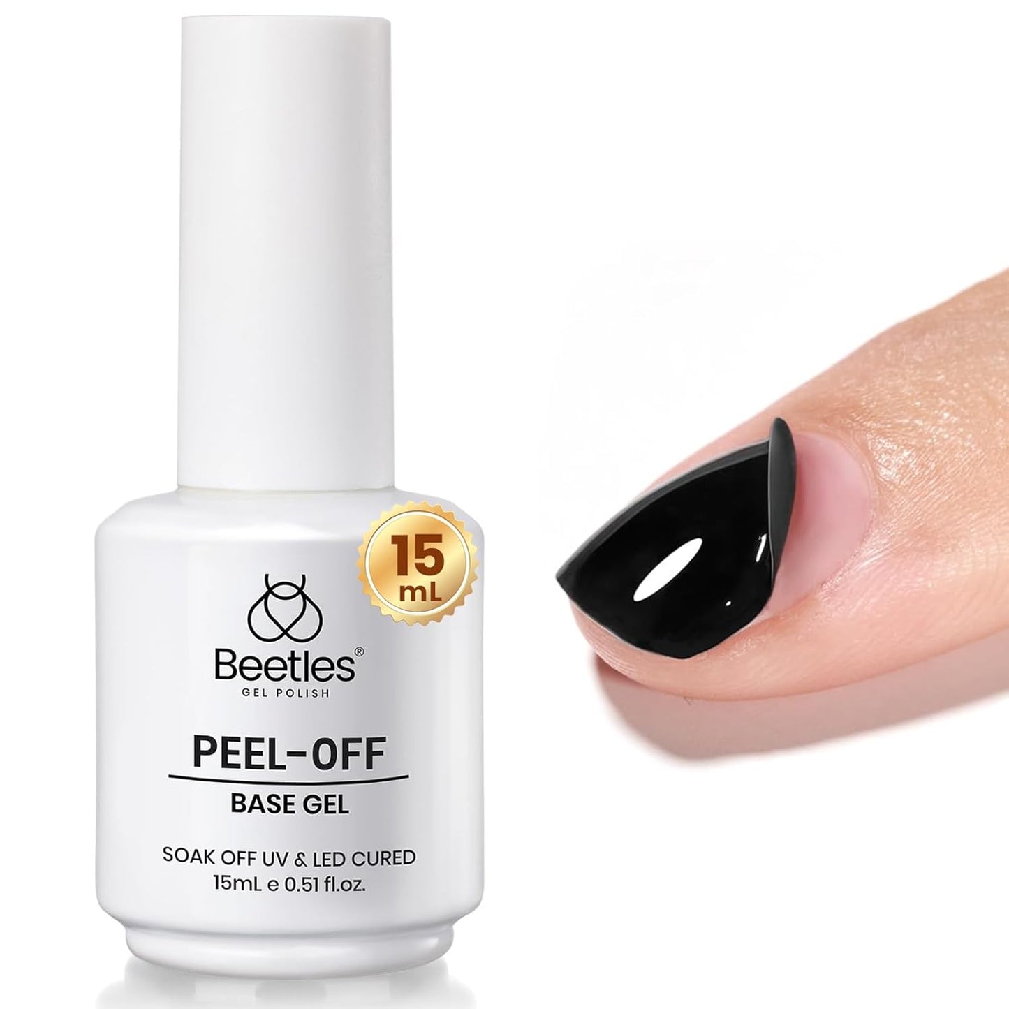 peel-off gel base coat formula that removes without acetone or soaking