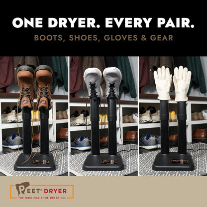 PEET Portable Boot Dryer – Weather-Resistant Overnight Drying for Car Camping, Barns, and Mudrooms