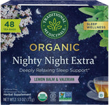 Traditional Medicinals Nighty Night Extra – Bedtime Self-Care Ritual Tea for Mindful Wind-Down, 16 Bags
