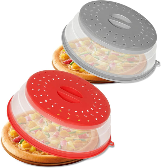 perforated top vents steam to prevent condensation and soggy food