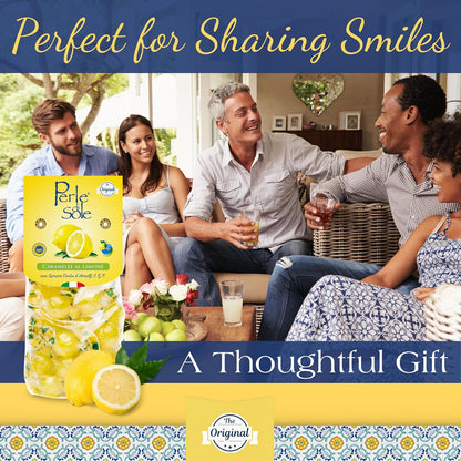 Perle di Sole Amalfi Lemon Hard Candy – Slow-Dissolve Treat for Screen-Free Wind-Down Moments