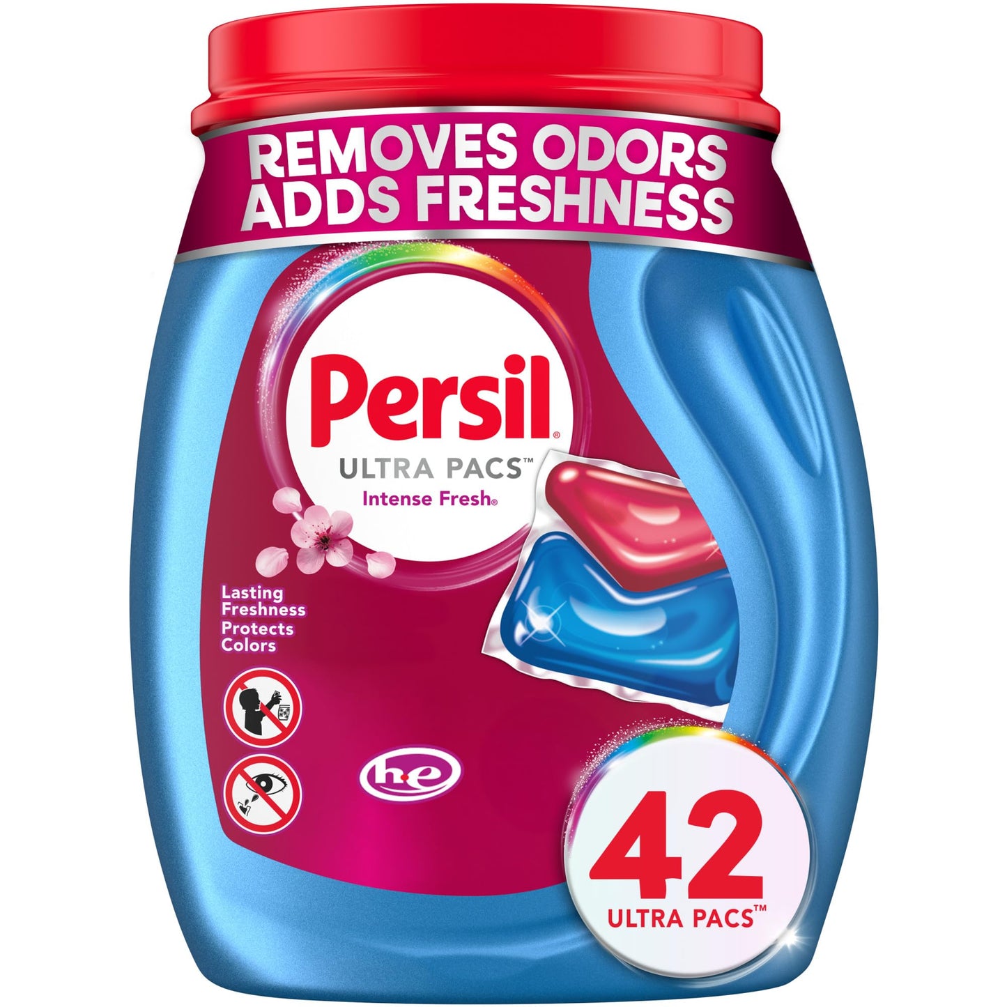 Persil Ultra Pacs Intense Fresh Laundry Detergent – Premium Everyday Clean for Upscale Family Laundry Room, Fabric-Protecting 100 Count