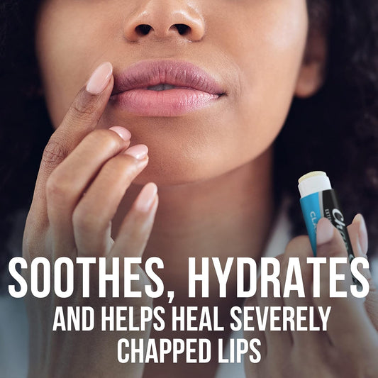 phenol-based skin protectant that aids healing of cracked lips between applications