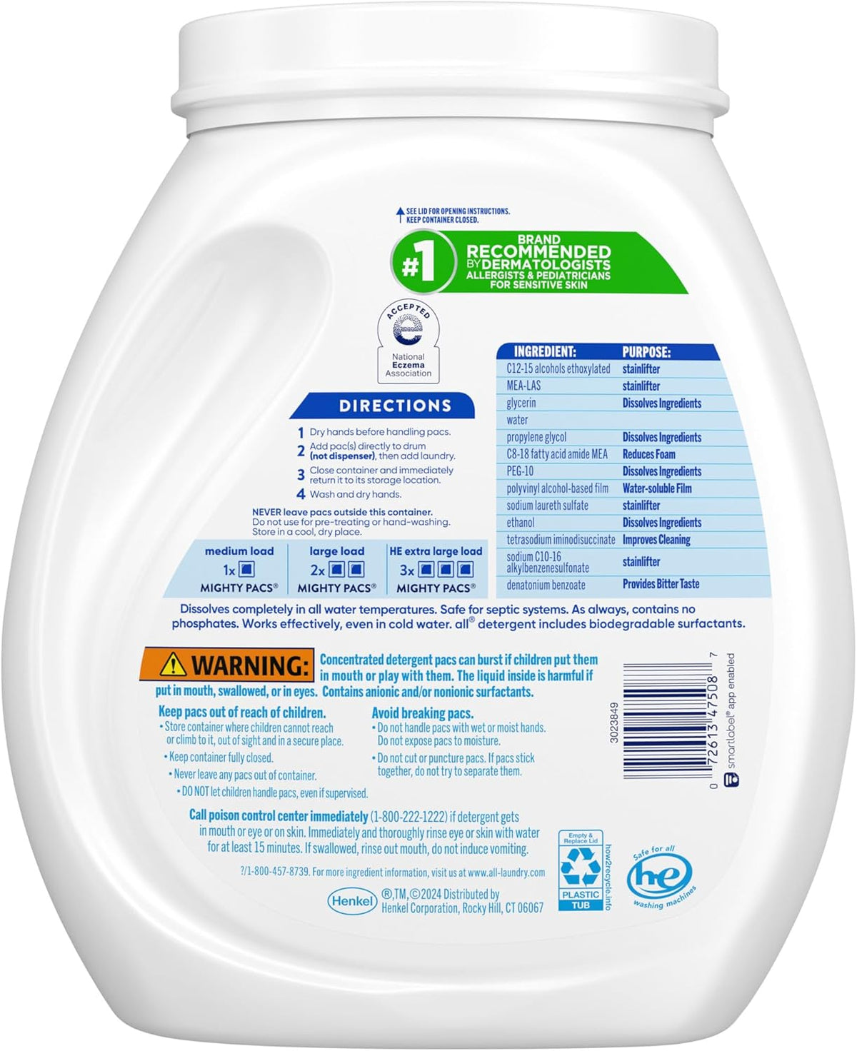 phosphate-free and safe for septic systems
