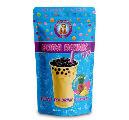 PINEAPPLE Boba/Bubble Tea Drink Mix Powder By Buddha Bubbles Boba (10 Ounce / 283 Grams)