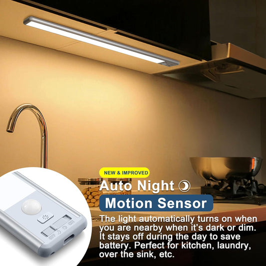 pir motion sensor with 10-foot detection range and 20-second auto-off timer