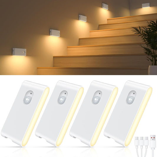 pir motion sensor with 10 ft range and 120° detection, auto-off after 20 seconds