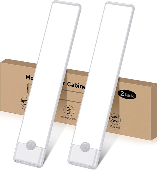 pir motion sensor with 10ft detection range and 120° angle, auto-off after 20 seconds of no motion