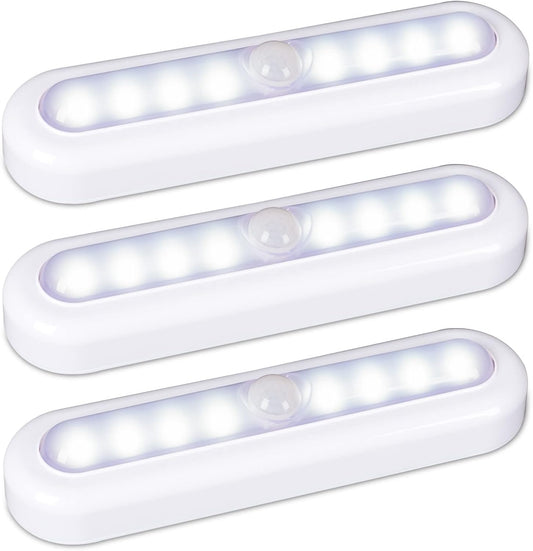 pir motion sensor with 120° detection angle and 16 ft range, auto-off after 20 seconds